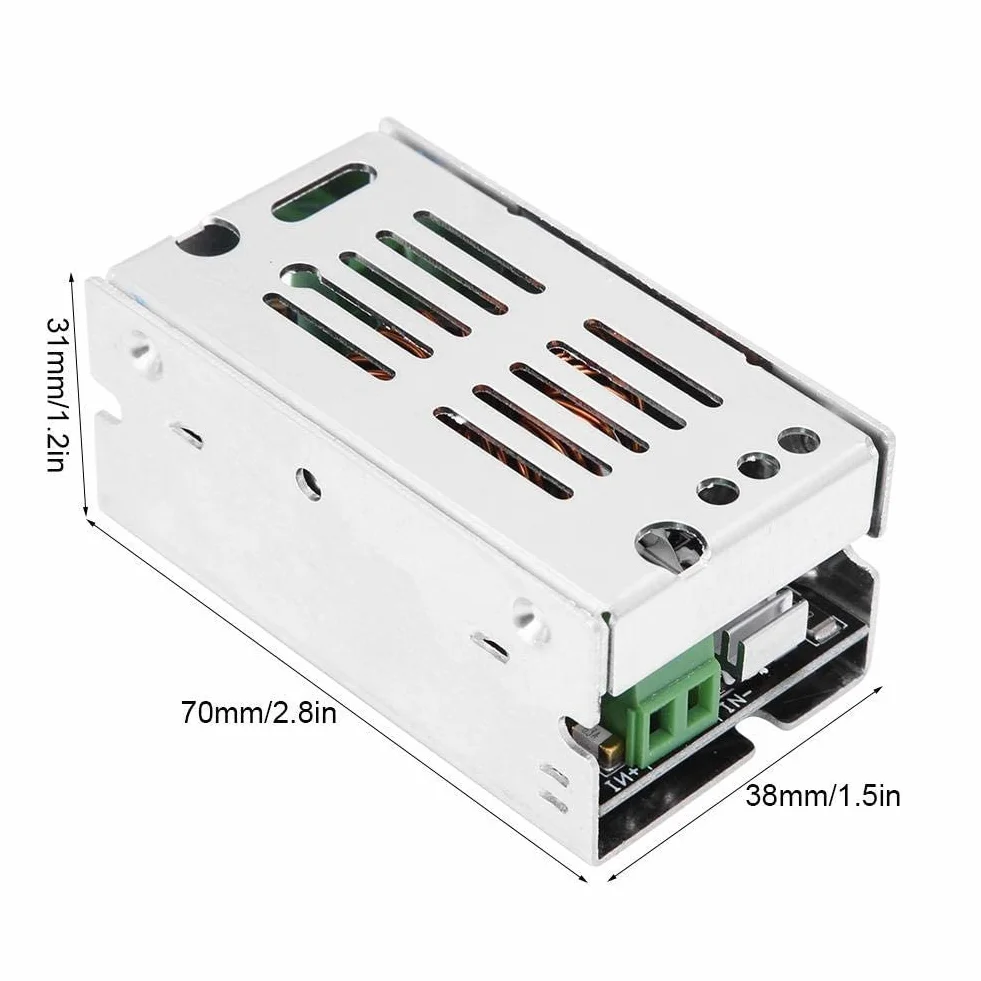 Regulowany przetwornik napięcia DC Boost Converter, wejście 10-90 V, wyjście 2-60 V, 70 x 38 x 31 mm