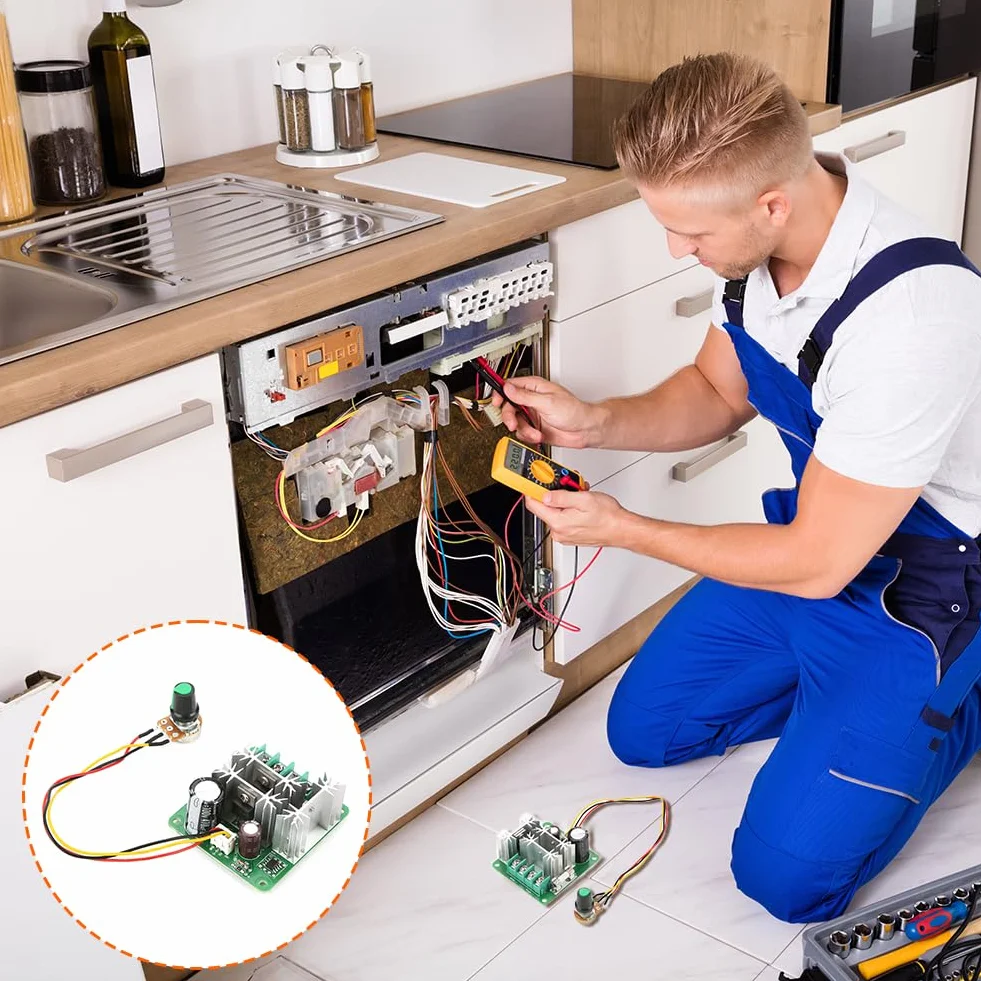 Kontroler prędkości silnika PWM 6V-90V 15A 0.01-1000W uniwersalny regulowany przełącznik prędkości