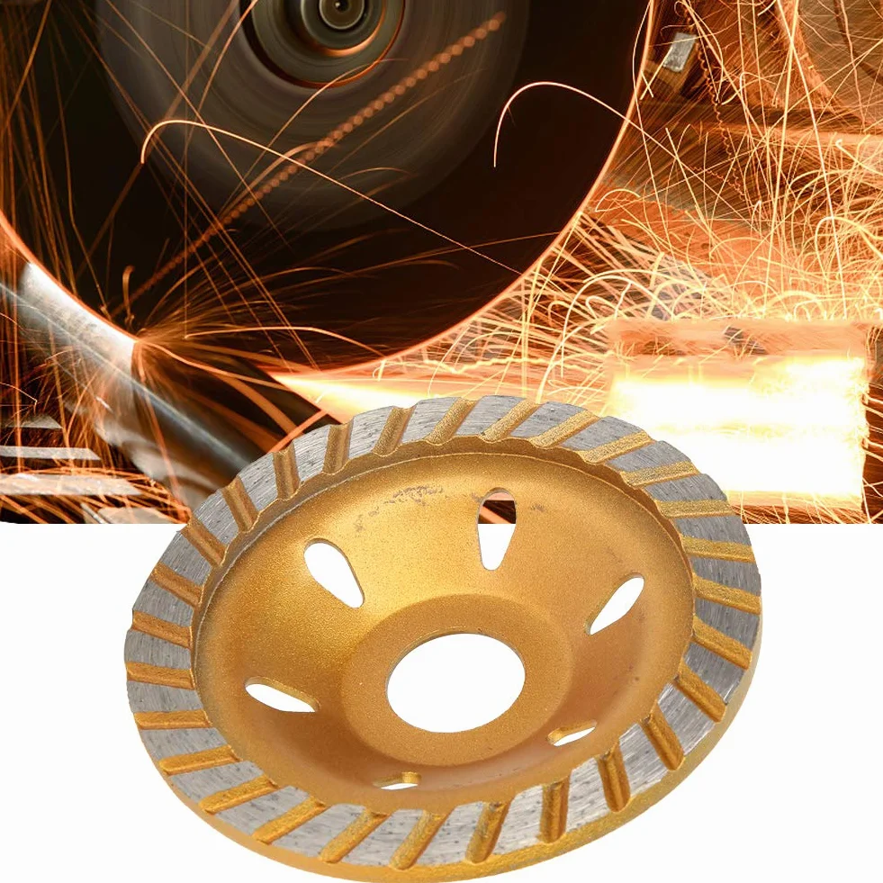 Betonowa tarcza szlifierska Turbo diamentowa 100mm do kamienia granitu szlifierki kątowej