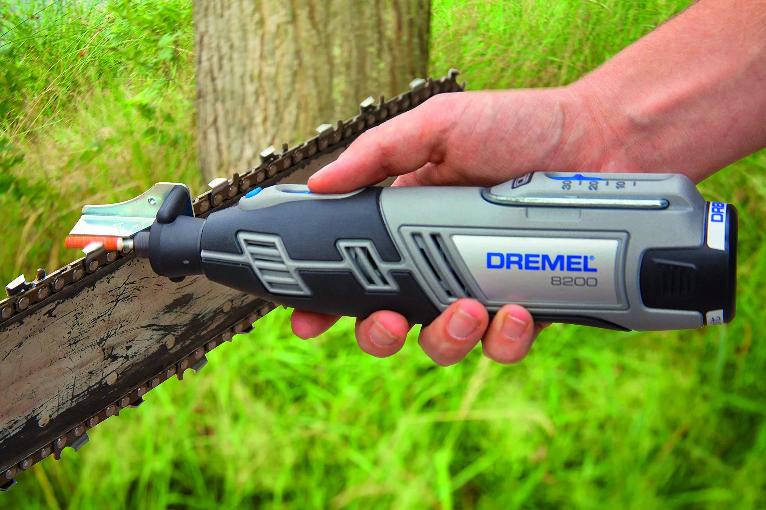 Dremel 454 kamienie szlifierskie do ostrzenia pił łańcuchowych w multiopakowaniu, 3 kamienie szlifierskie do precyzyjnego, szybkiego i łatwego ostrzenia pił łańcuchowych (4,8 mm)