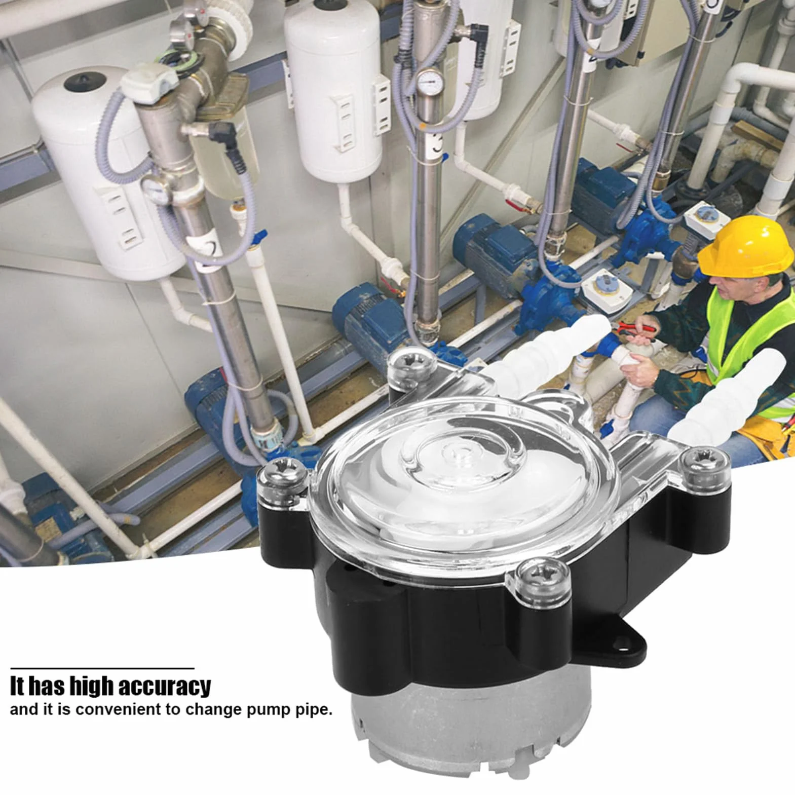 Pompa Perystaltyczna DC 6V Do Akwarium Laboratoryjnego