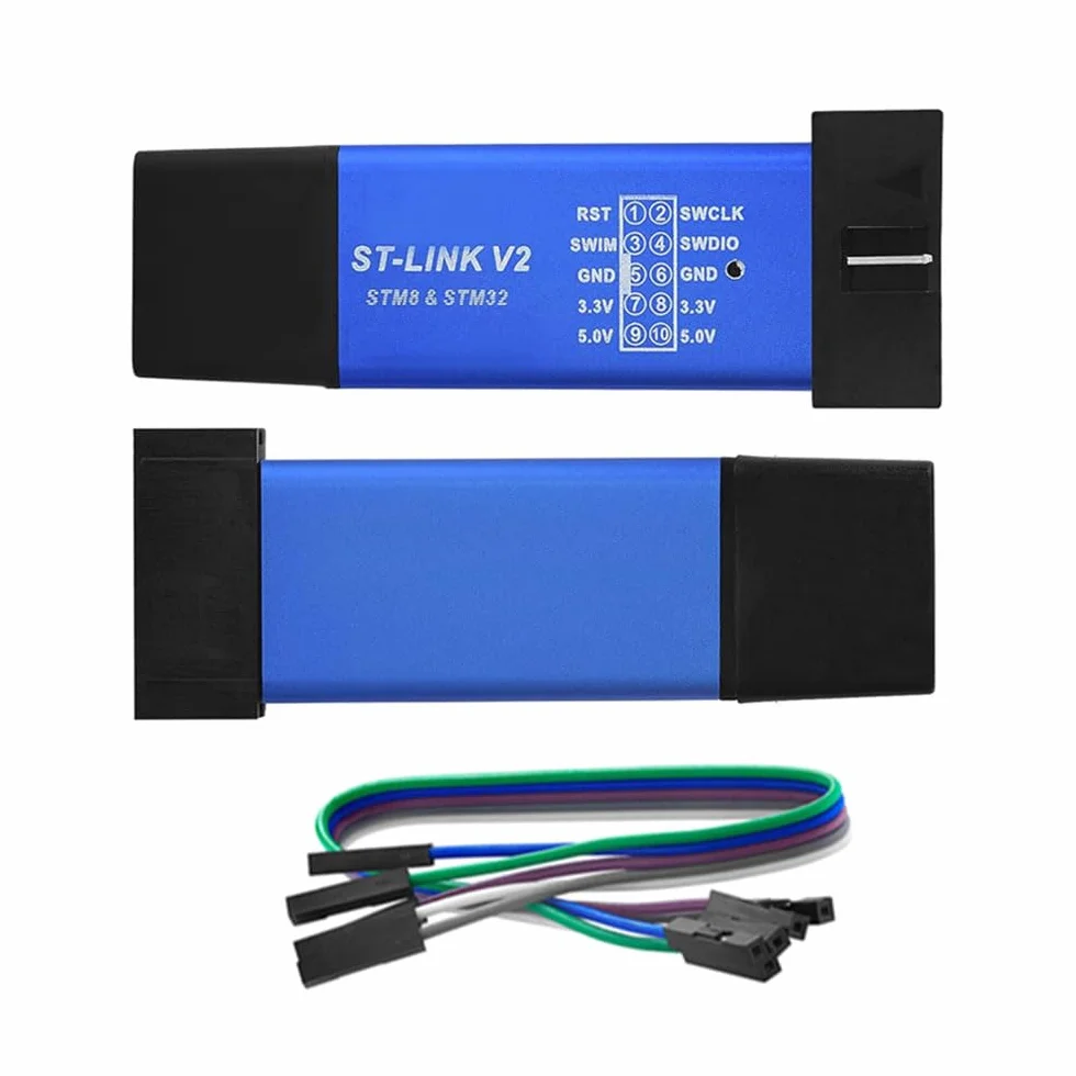 ST-Link V2 Programator Emulator 3 szt. do STM8 STM32 Aluminiowa Obudowa