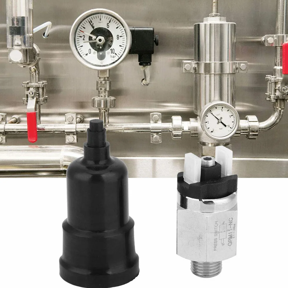 Pneumatyczny regulowany przełącznik ciśnienia QPM11-NC G1/4in AC220V 48VAC/DC