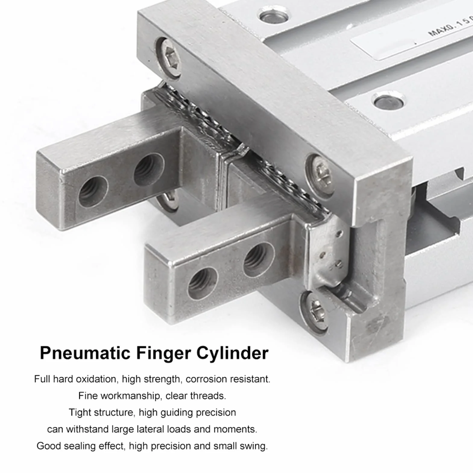 MHZ2 stalowy pneumatyczny cylinder na palec dwustronny chwytak pneumatyczny siłownik pneumatyczny (MHZ2-16D)