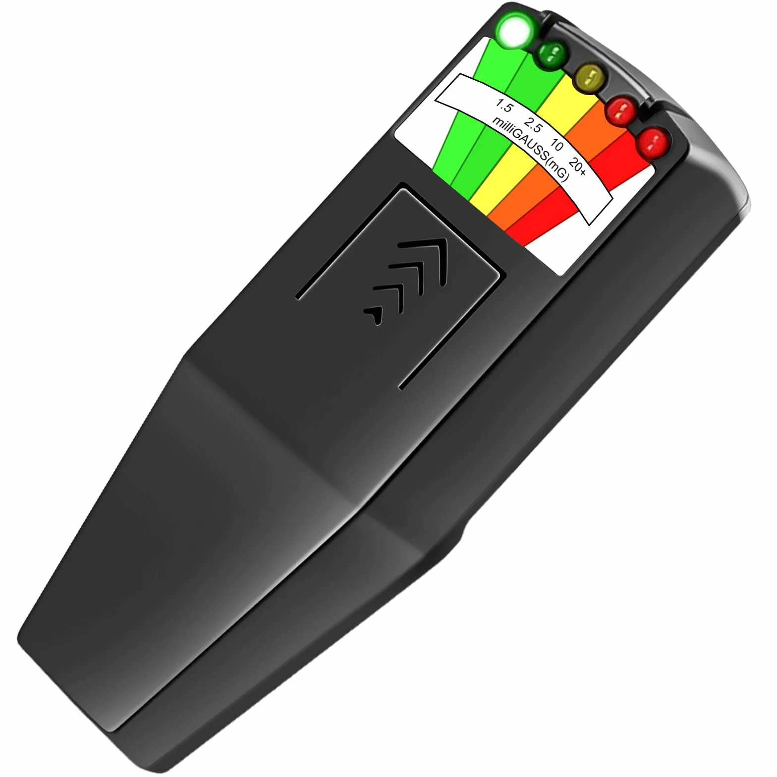 K2 EMF miernik detektora pola magnetycznego, ręczny miernik EMF, 5 LED miernik Gaussa detektor promieniowania elektromagnetycznego, do testowania na zewnątrz, biuro przenośne pole magnetyczne