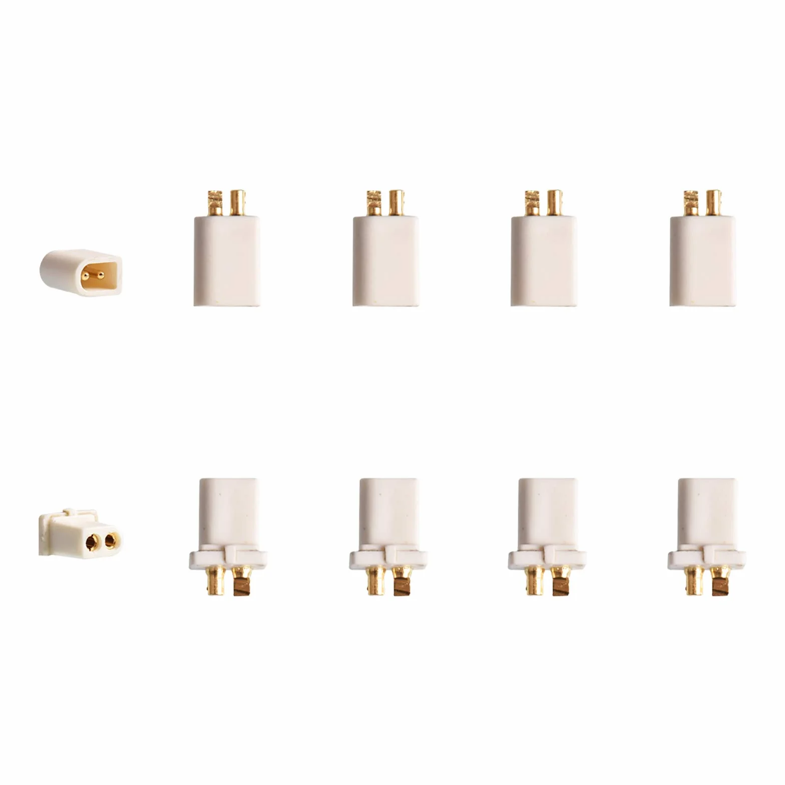 BETAFPV 10pcs BT2.0 Connectors Set Male Female 1.0 Banana Connector for BT2.0 Connector FPV 1S Whoop Drone