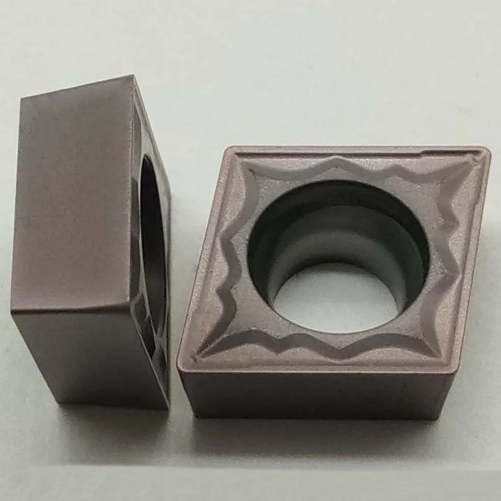 Zilimontt CCMT09T304-HMP wymienne do płytek tokarskich z węglików spiekanych CNC, 10 szt., klasa PC9030, do obróbki metali i zastosowań produkcyjnych, kompatybilne ze standardowym narzędziem