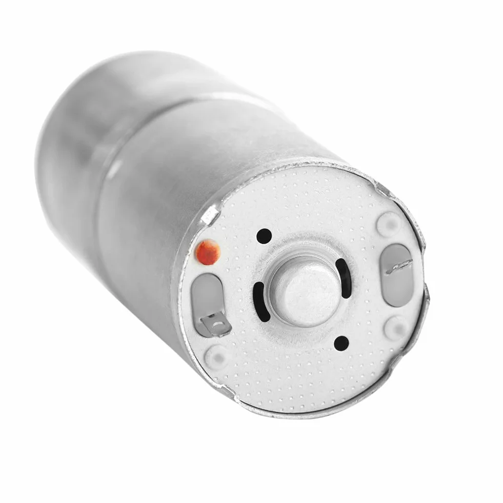 Motoreduktor, 1 szt. 25mm DC 12V 25GA-370 Metalowy Motoreduktor o Niskiej Prędkości do Zamka Elektronicznego (12 V 30 obr./min)