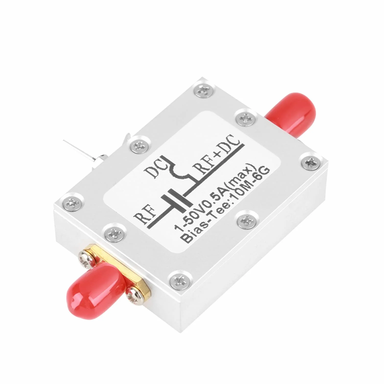 Bias Tee szerokopasmowe 10 MHz-6 GHz radio częstotliwość mikrofalowa współosiowy moduł wzmacniacza niskiego hałasu