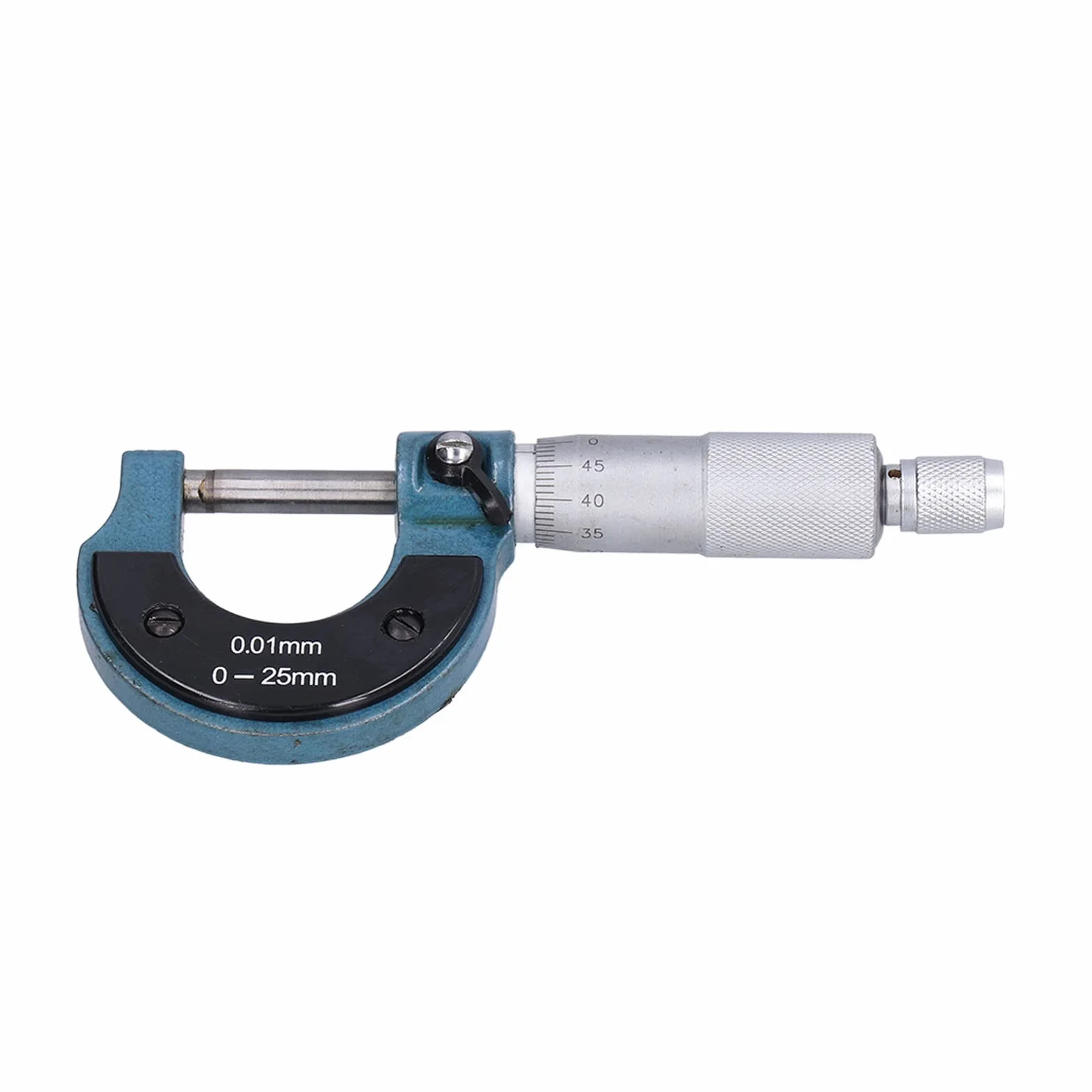 Mikrometr Zewnętrzny 0-25mm Stal Nierdzewna Dokładność 0,01mm z Kluczem