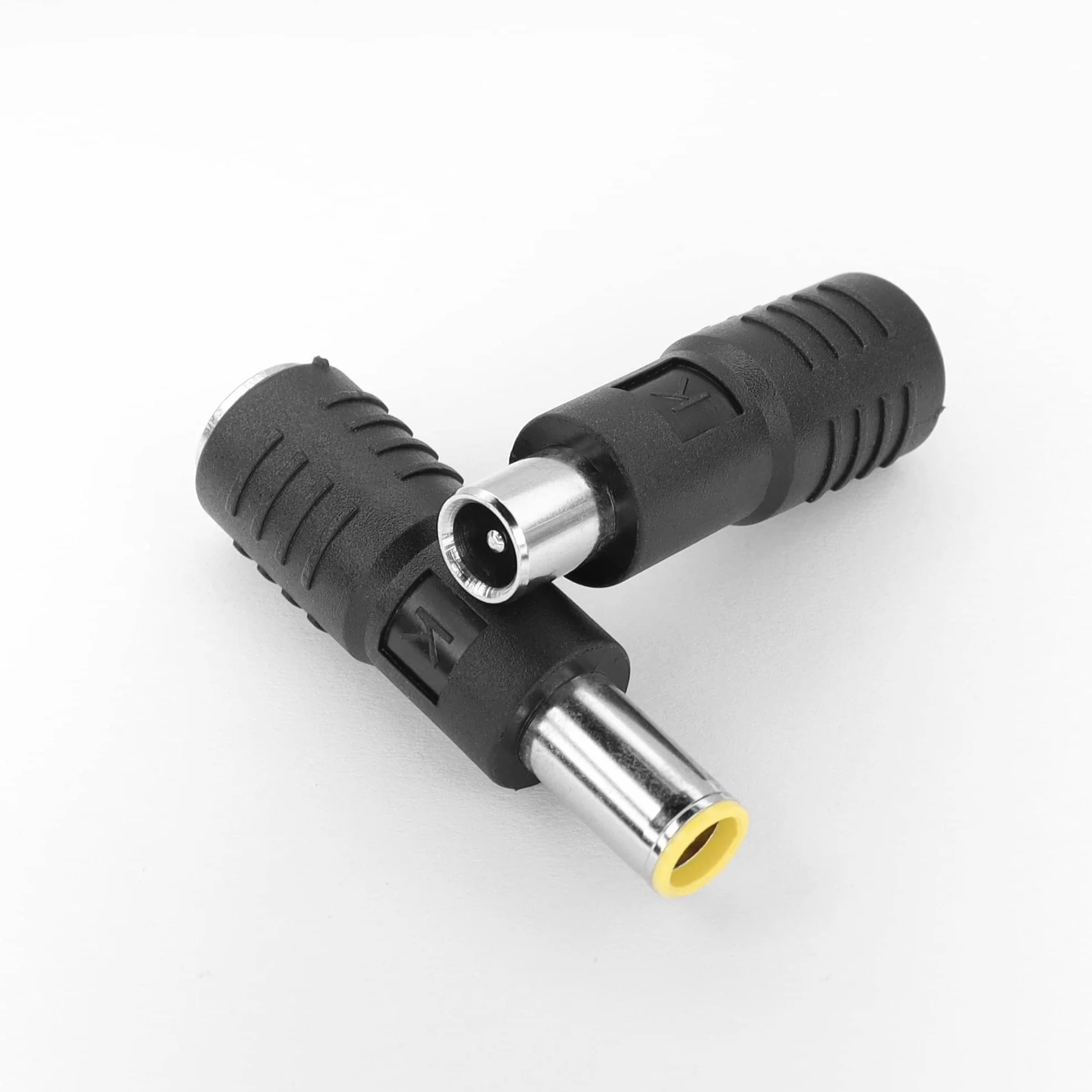 YAODHAOD DC8 mm wtyczka 2 szt., DC7909 męski na DC8020 żeński i DC7909 męski adapter do panelu słonecznego RV przenośna elektrownia kompatybilna z serią Jackery Explorer
