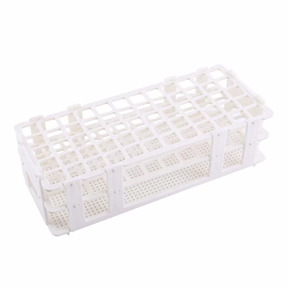 Plastikowy stojak na probówki 16 mm 60 probówek 3 warstwy wyjmowany laboratoryjny