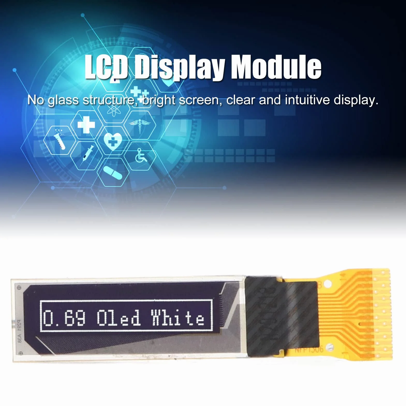 4 Sztuk Interfejs SPI IIC 14 Pin Tablica Cyfrowa Zestaw Akcesoriów Zestaw 0.69in moduł Wyświetlacza LCD Ekran 96x16 rozdzielczość Cyfrowy Wyświetlacz OLED Ekran