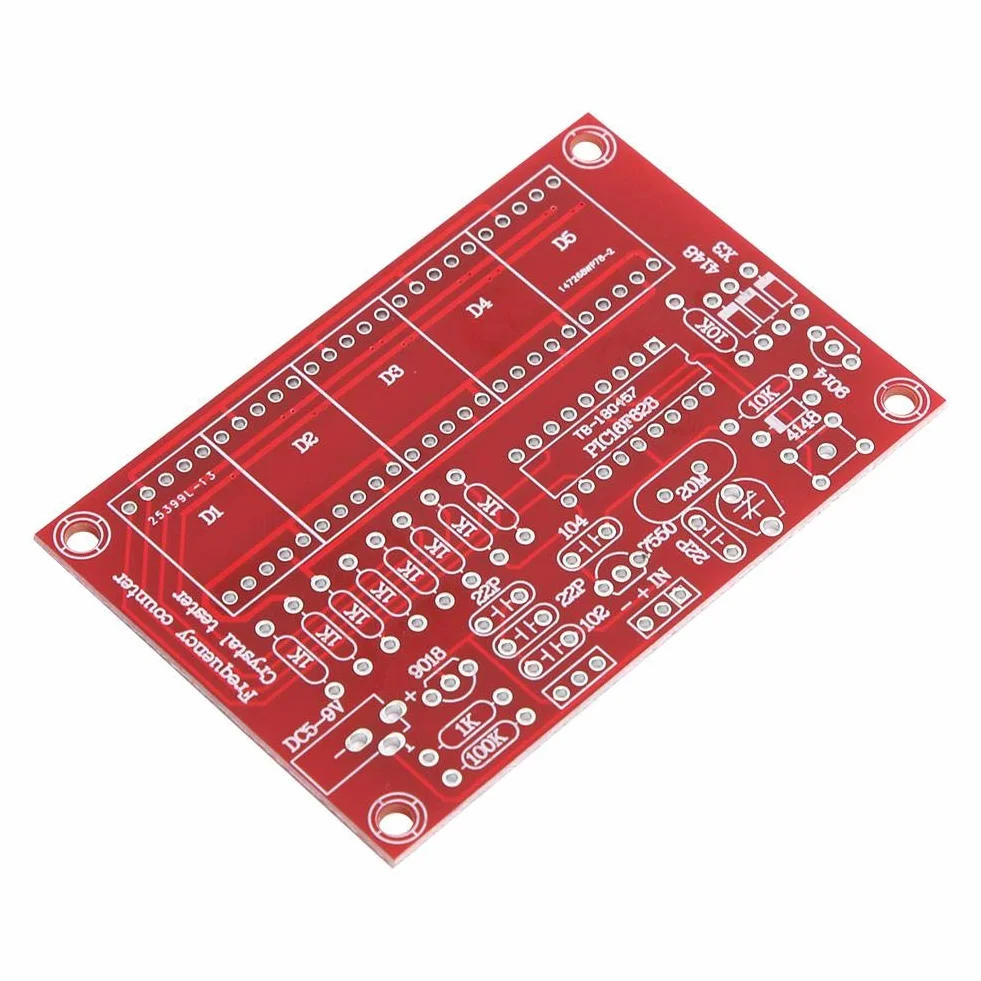 Zestaw wskaźników częstotliwości DIY 1 Hz-50 MHz kryształowy oscylator tester z 5-cyfrowym wyświetlaczem