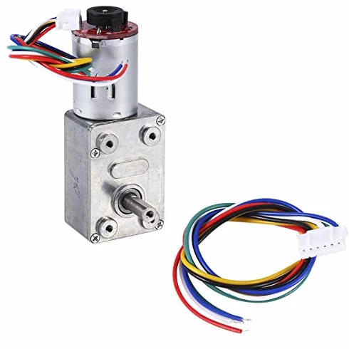 DC 12V Schneckengetriebe Motor Reduzierung mit Encoder selbsthemmend 10RPM