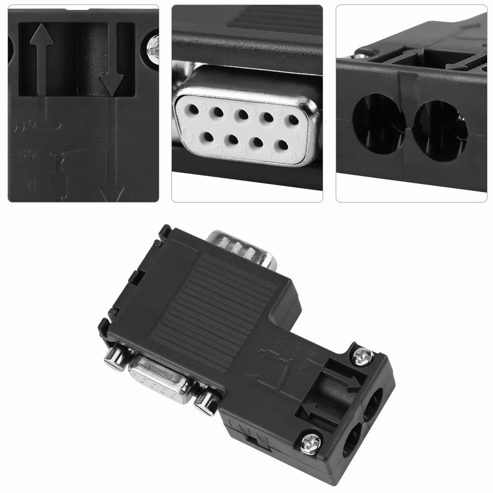 Interfejs kabla do programowania 90° Kompatybilny ze złączem Profibus PLC 6ES7 972-0BB12-0XA0 z interfejsem kabla DP