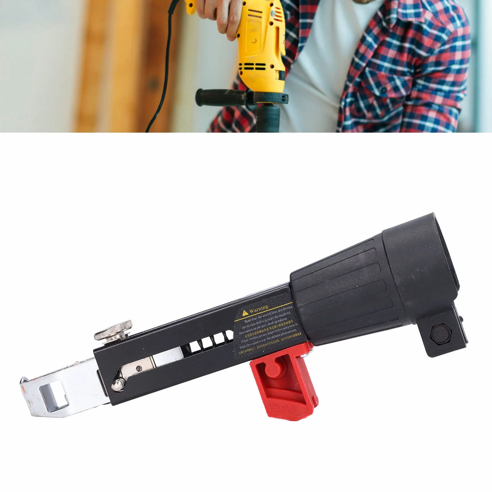 Automatyczny Adapter do Pistoletu do Gwoździ, Zestaw do Mocowania Łańcucha do Wkrętarki