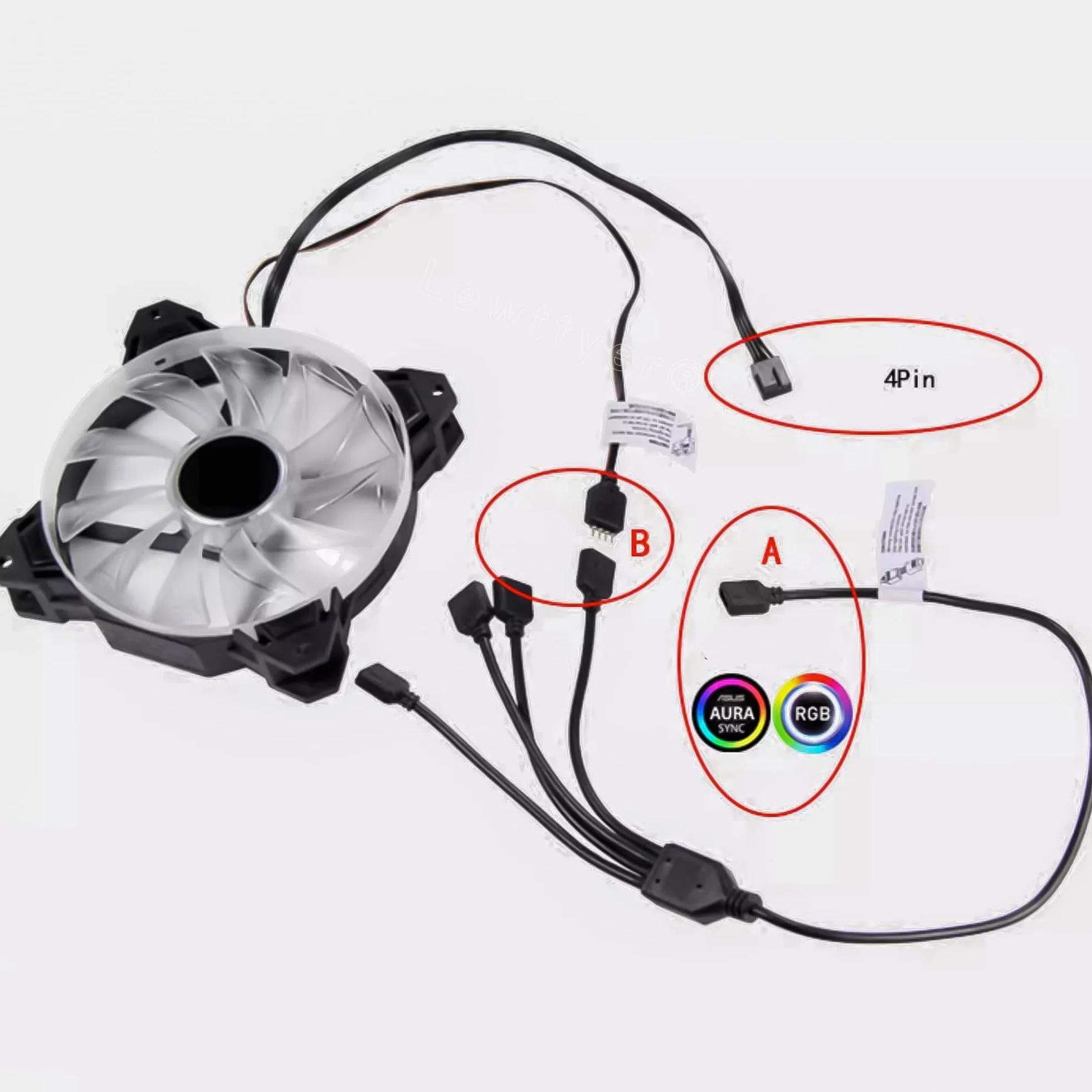 Lewttyer 4-pinowy rozdzielacz Y kabel 1 do 2 pasków LED, wtyczka 4-biegunowa, rozdzielacz RGB, czarny, 30 cm (6 szt.)